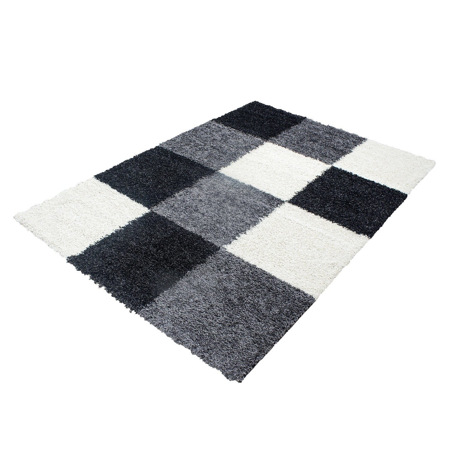 Tappeto Life 1501 Checkered Nero (2)