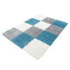 Tappeto Life 1501 Checkered Turchese (2)