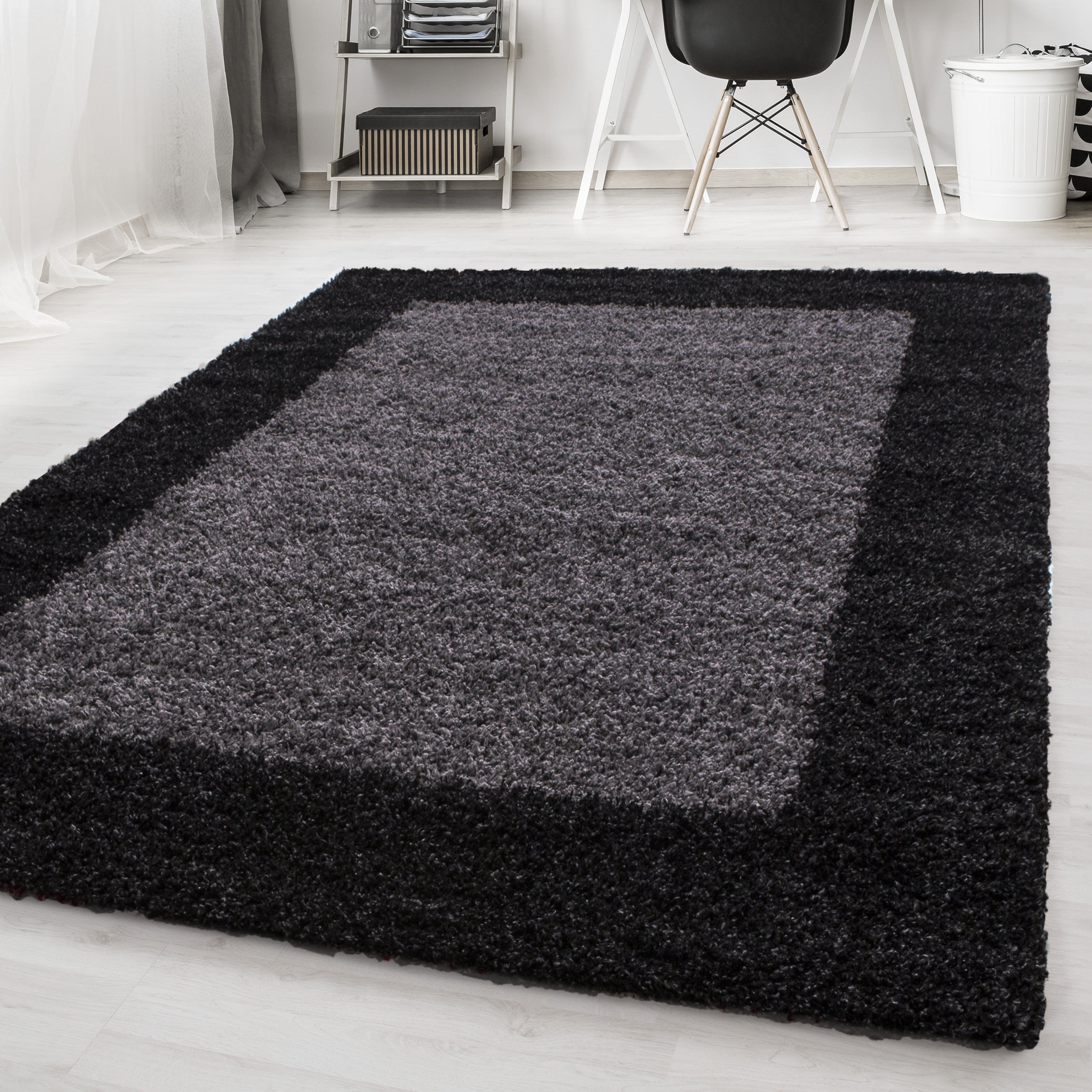 Tappeto Life 1503 Border Antracite (1)