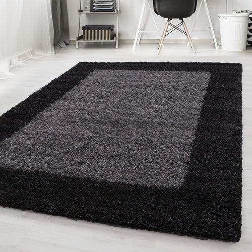 Tappeto Life 1503 Border Antracite (1)
