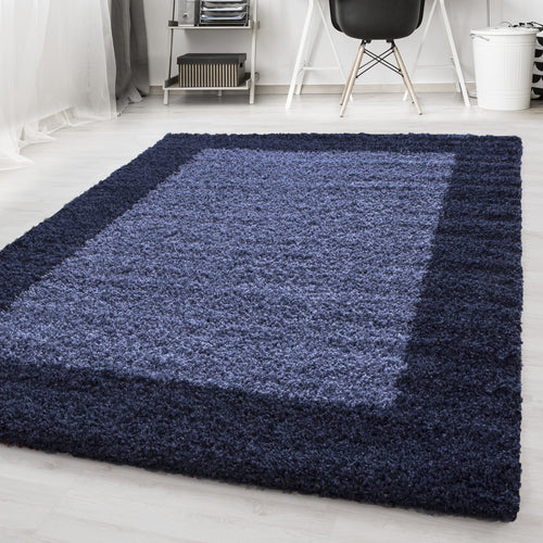 Tappeto Life 1503 Border Blu (1)