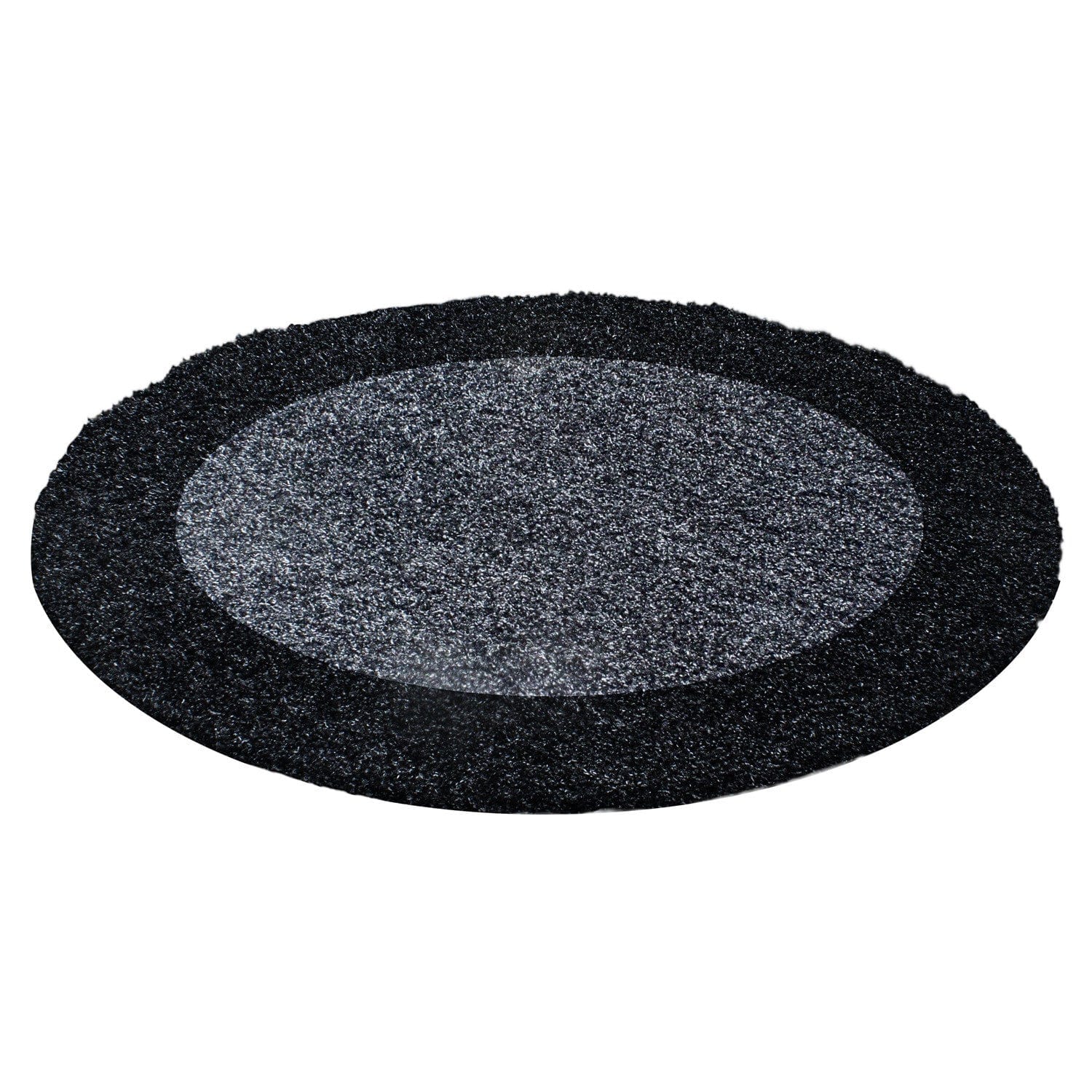 Tappeto Life 1503 Round Border Antracite & AYYTPCH-LIFE1503ANTHRAZIT-ROUND
