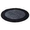 Tappeto Life 1503 Round Border Antracite & AYYTPCH-LIFE1503ANTHRAZIT-ROUND