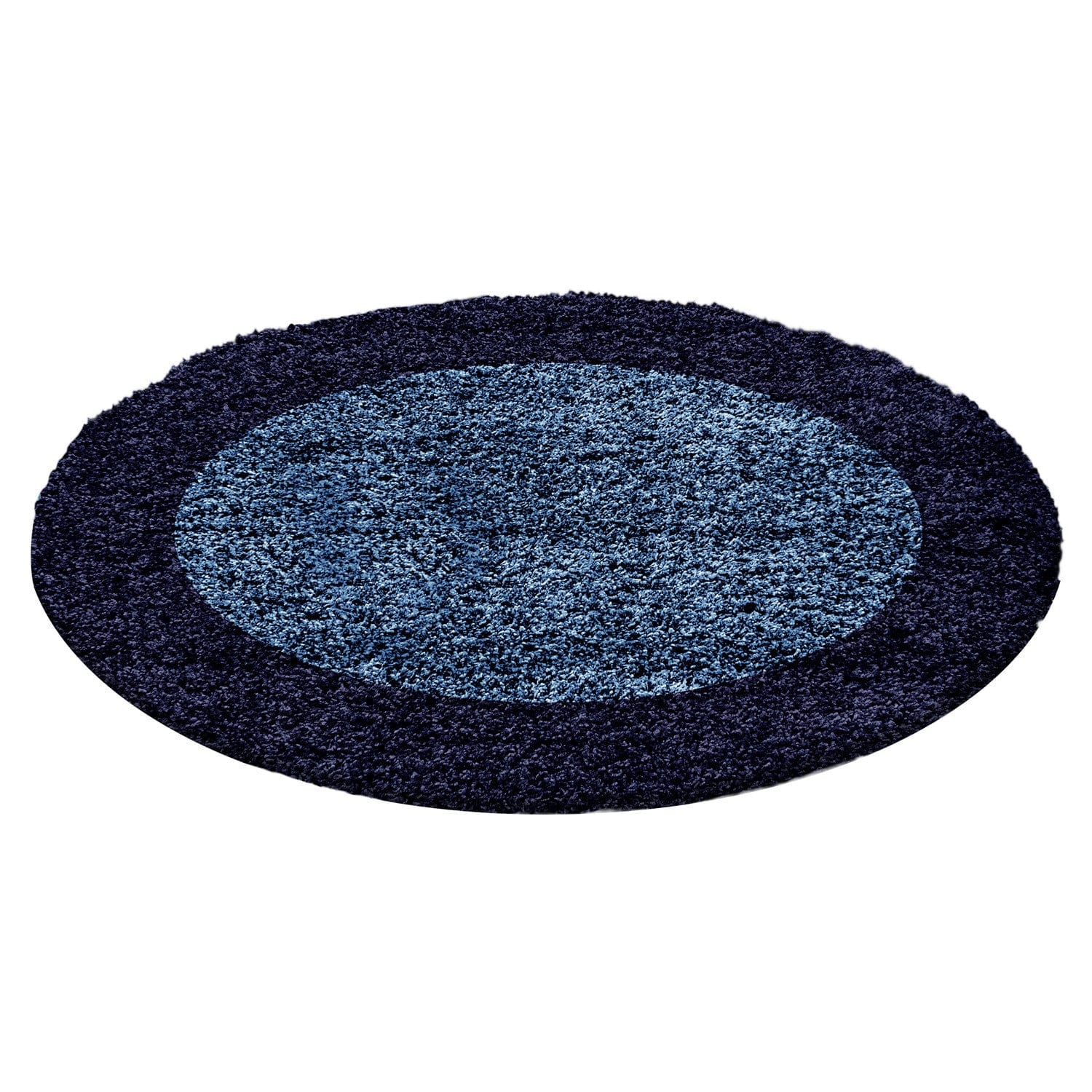Tappeto Life 1503 Round Border Blu & AYYTPCH-LIFE1503NAVY-ROUND & AYYTPCH-LIFE1503NAVY-ROUND