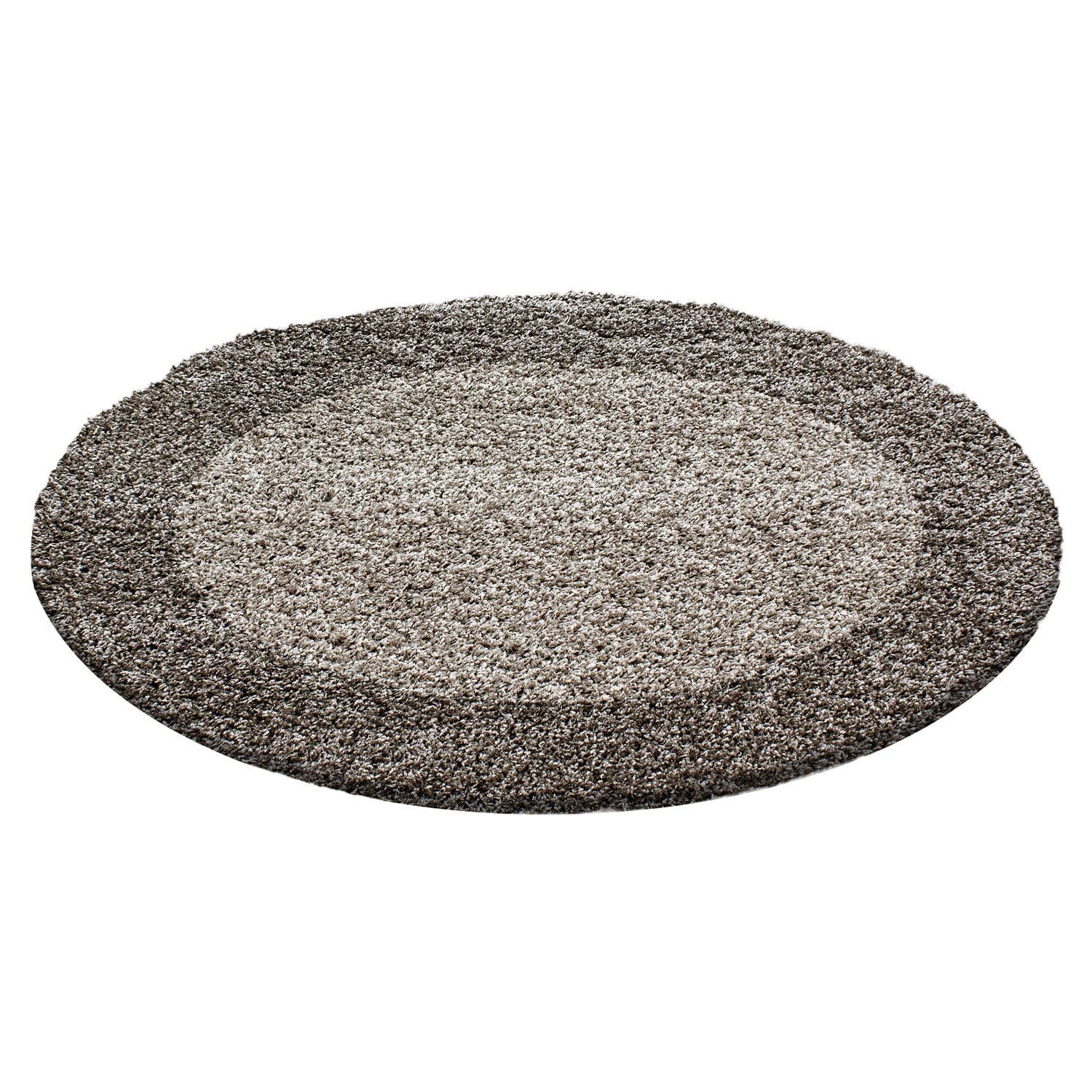 Tappeto Life 1503 Round Border Cappuccino & AYYTPCH-LIFE1503TAUPE-ROUND