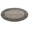 Tappeto Life 1503 Round Border Cappuccino & AYYTPCH-LIFE1503TAUPE-ROUND
