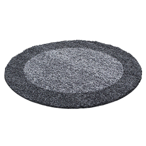Tappeto Life 1503 Round Border Grigio & AYYTPCH-LIFE1503GREY-ROUND & AYYTPCH-LIFE1503GREY-ROUND