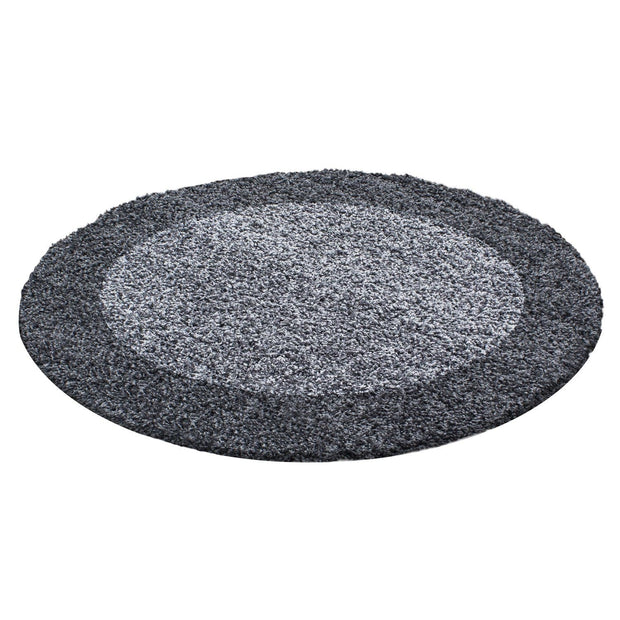 Tappeto Life 1503 Round Border Grigio & AYYTPCH-LIFE1503GREY-ROUND & AYYTPCH-LIFE1503GREY-ROUND