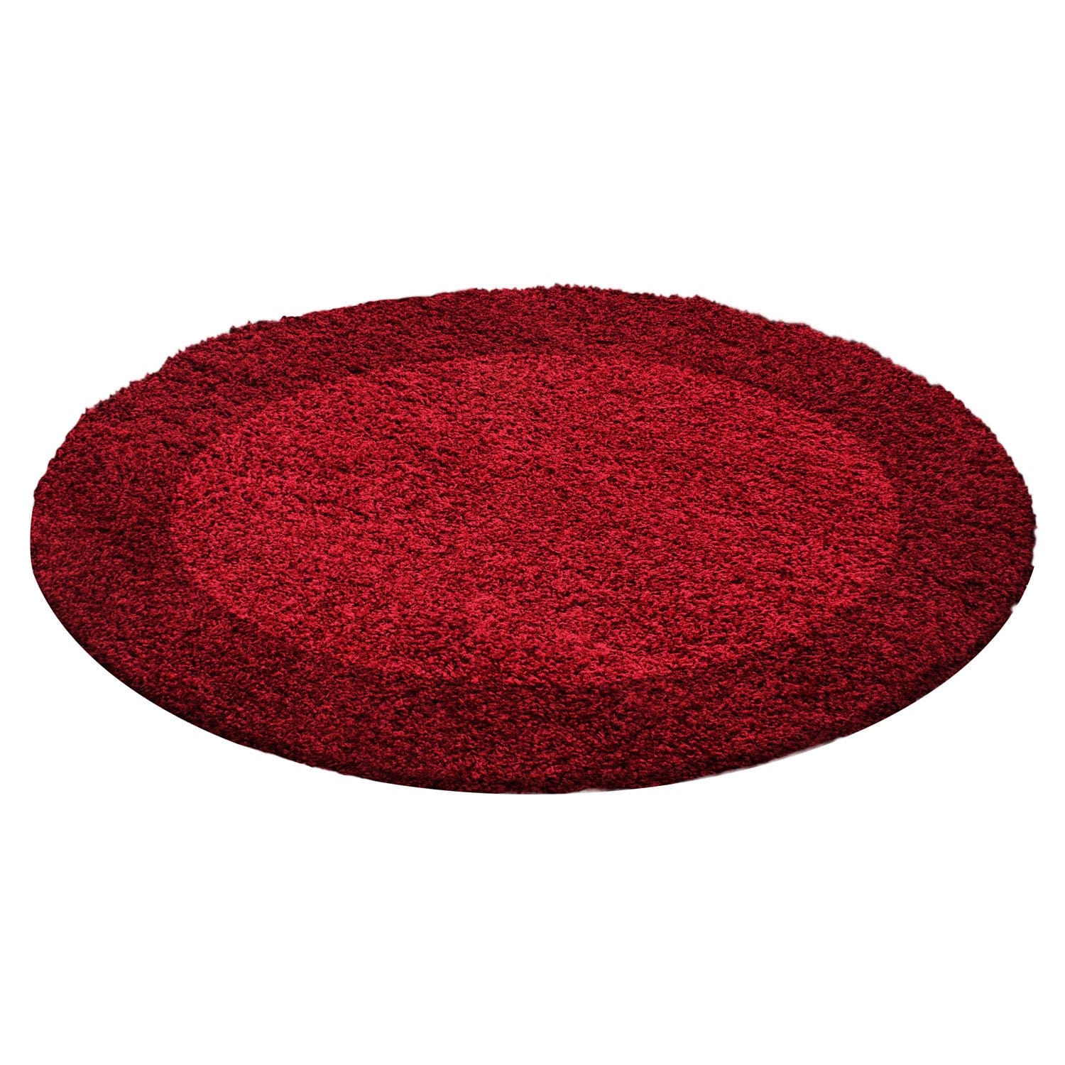 Tappeto Life 1503 Round Border Rosso & AYYTPCH-LIFE1503RED-ROUND & AYYTPCH-LIFE1503RED-ROUND