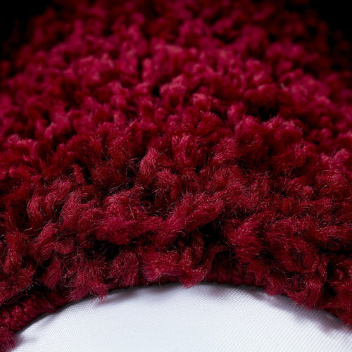 Tappeto Life 1503 Round Border Rosso (1)