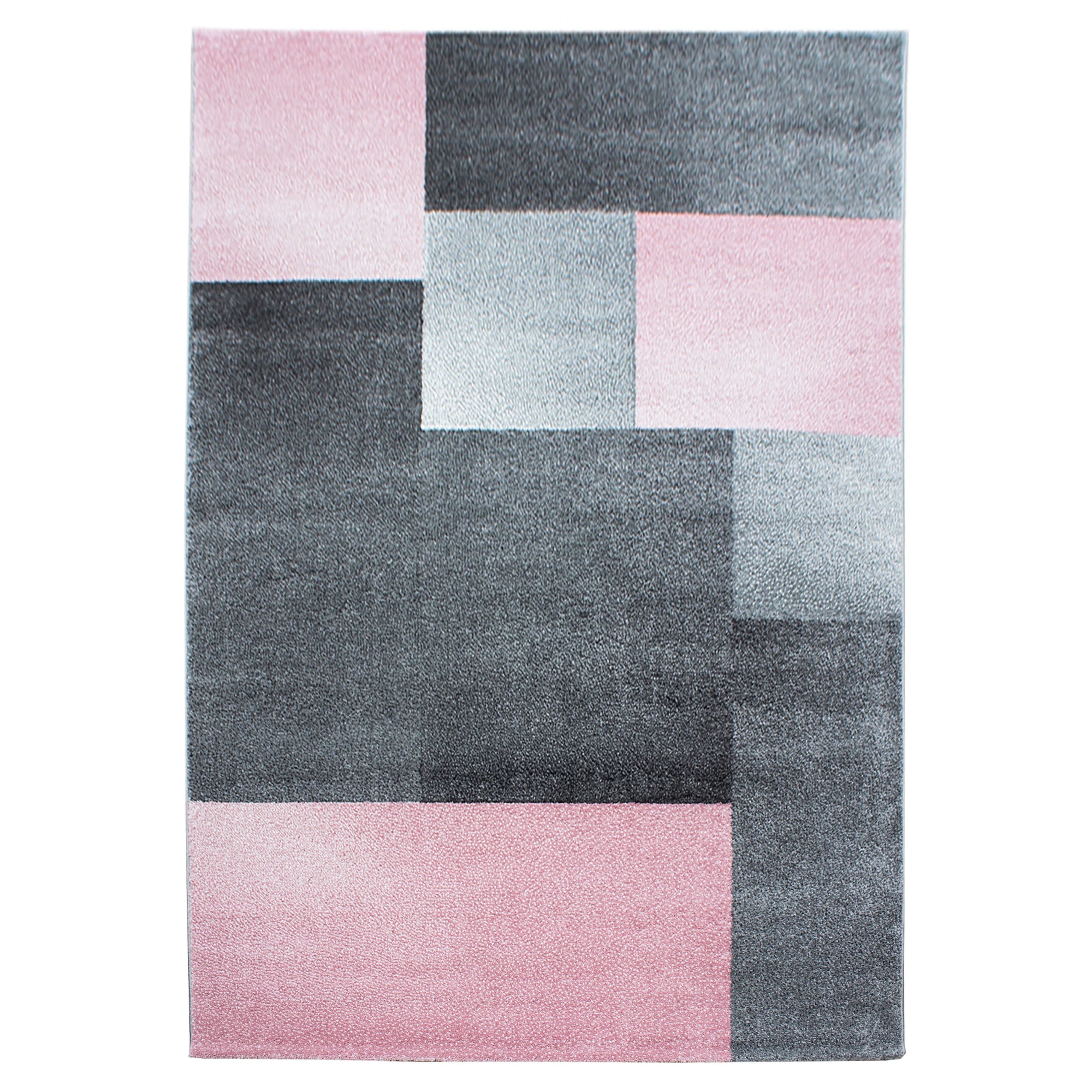 Ayyildiz Teppiche Tappeto Lucca 1810 Checkered Rosa