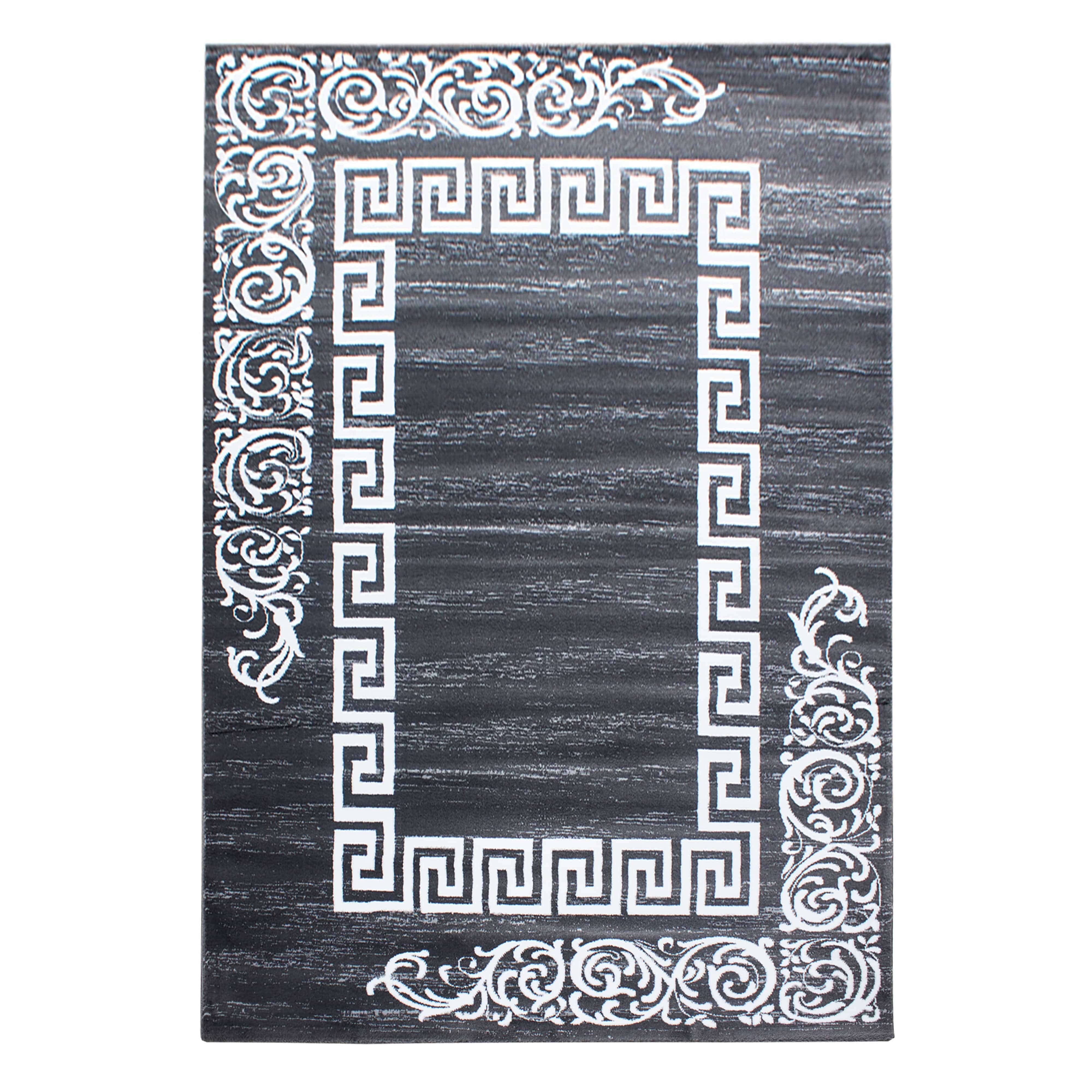 Ayyildiz Teppiche Tappeto Miami 6620 Meander Grigio