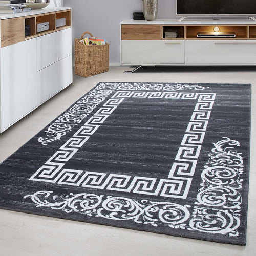 Ayyildiz Teppiche Tappeto Miami 6620 Meander Grigio