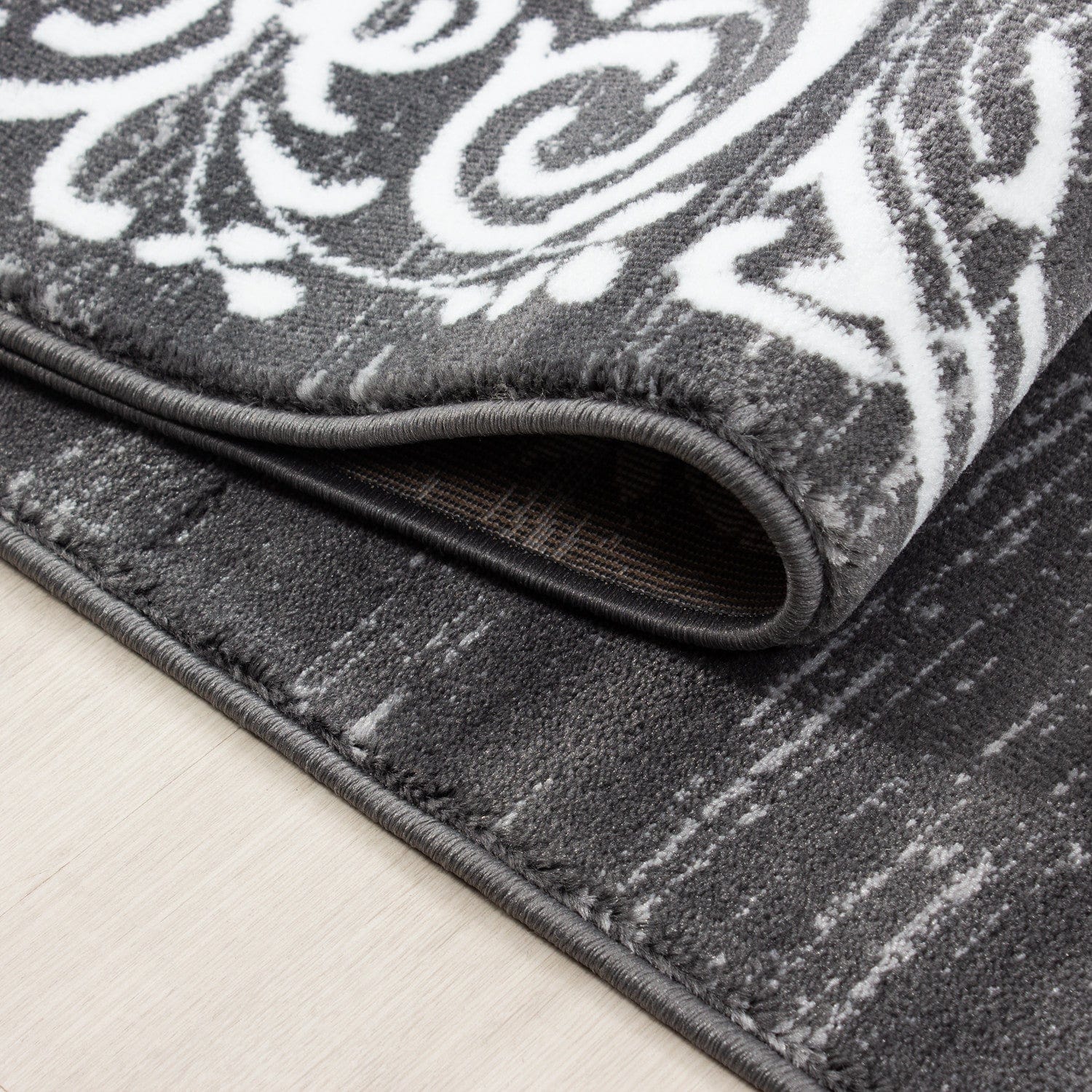 Ayyildiz Teppiche Tappeto Miami 6620 Meander Grigio