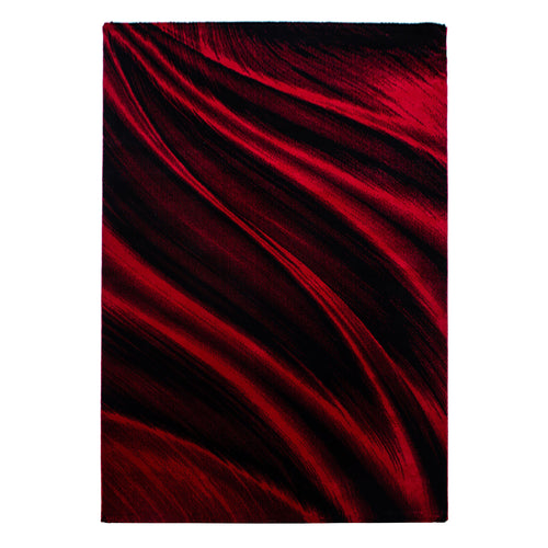 Ayyildiz Teppiche Tappeto Miami 6630 Abstract Waves Rosso