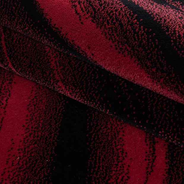 Ayyildiz Teppiche Tappeto Miami 6630 Abstract Waves Rosso