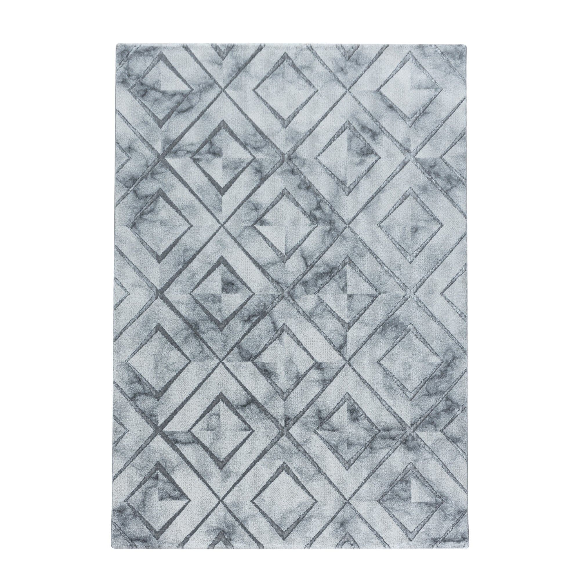 Tappeto Naxos 3811 Marmor Design Argento & AYYTPCH-NAXOS3811SILVER & AYYTPCH-NAXOS3811SILVER