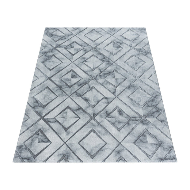 Tappeto Naxos 3811 Marmor Design Argento (2)