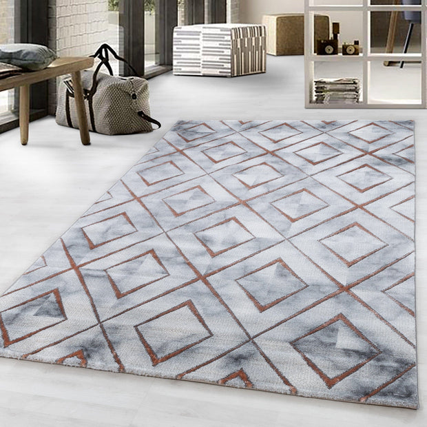 Tappeto Naxos 3811 Marmor Design Bronzo (1)