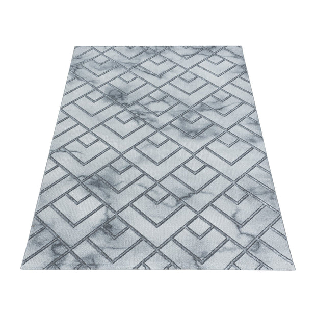 Tappeto Naxos 3813 Marmor Design Argento (2)
