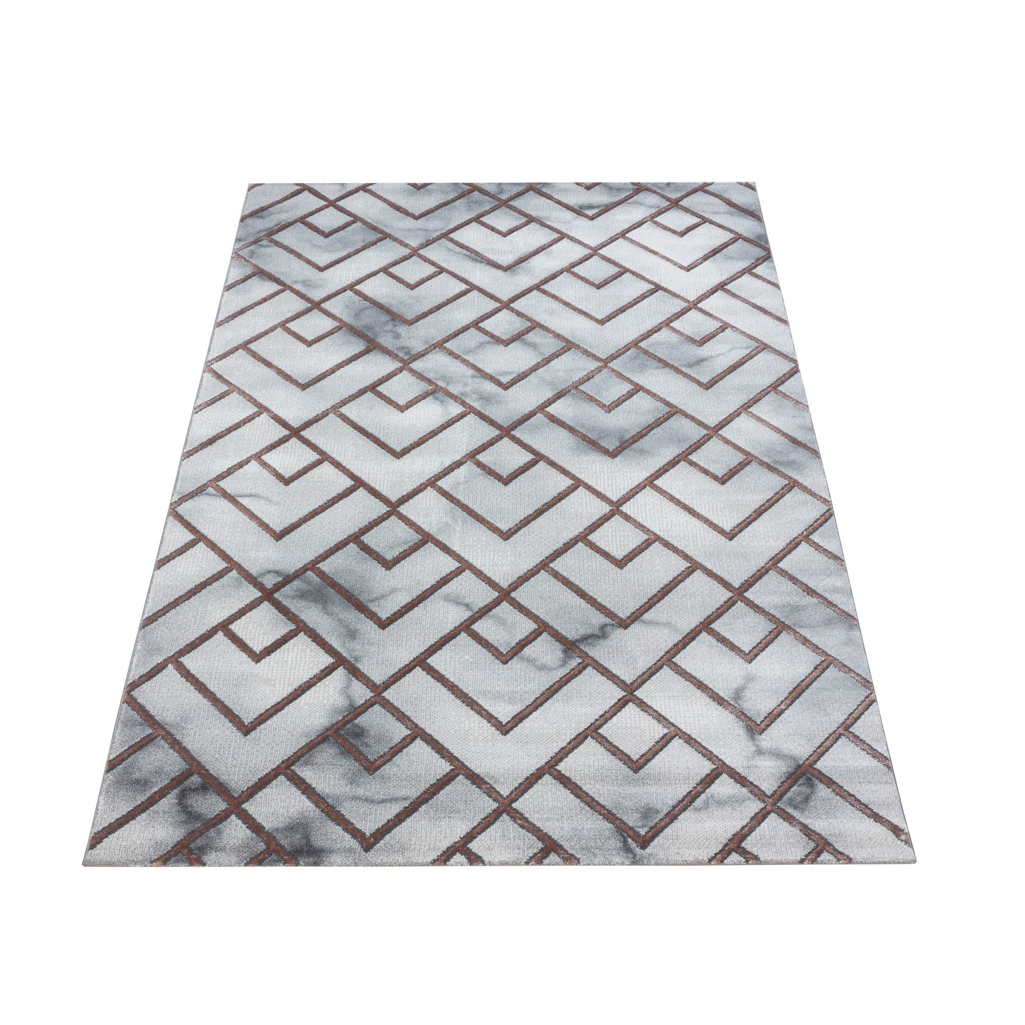 Tappeto Naxos 3813 Marmor Design Bronzo (2)