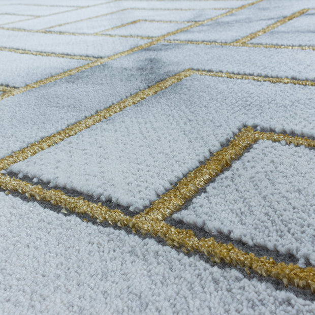 Tappeto Naxos 3813 Marmor Design Oro (5)