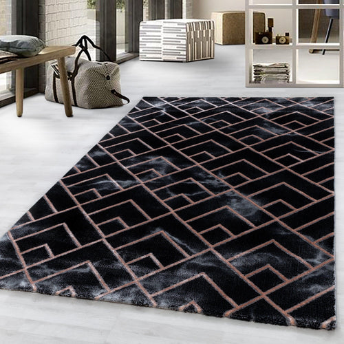 Tappeto Naxos 3814 Marmor Design Bronzo (1)