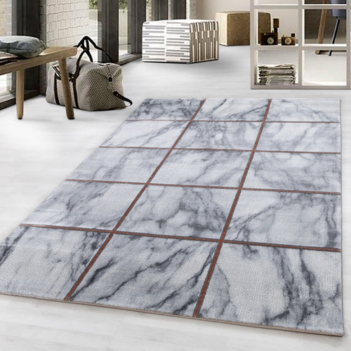 Tappeto Naxos 3816 Marmor Design Bronzo (1)