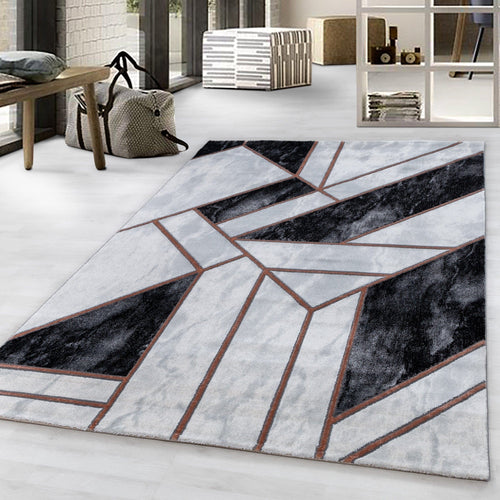 Tappeto Naxos 3817 Marmor Design Bronzo (1)