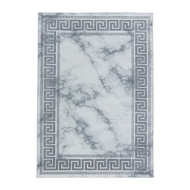 Tappeto Naxos 3818 Marmor Design Argento & AYYTPCH-NAXOS3818SILVER & AYYTPCH-NAXOS3818SILVER