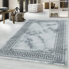 Tappeto Naxos 3818 Marmor Design Argento (1)