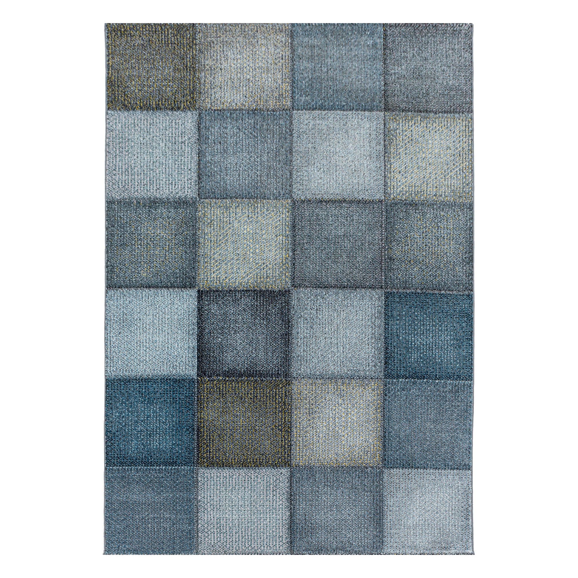 Tappeto Ottawa 4202 Checkered Blu & AYYTPCH-OTTAWA4202BLUE & AYYTPCH-OTTAWA4202BLUE