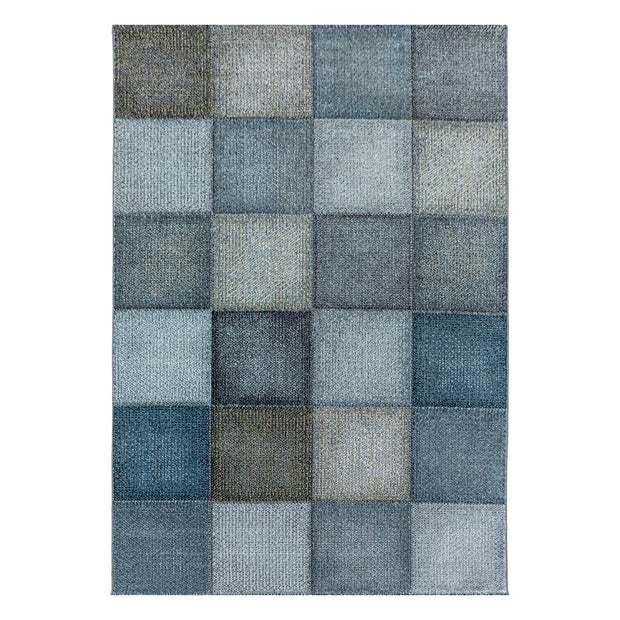 Tappeto Ottawa 4202 Checkered Blu & AYYTPCH-OTTAWA4202BLUE & AYYTPCH-OTTAWA4202BLUE