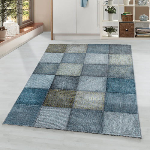 Tappeto Ottawa 4202 Checkered Blu (1)