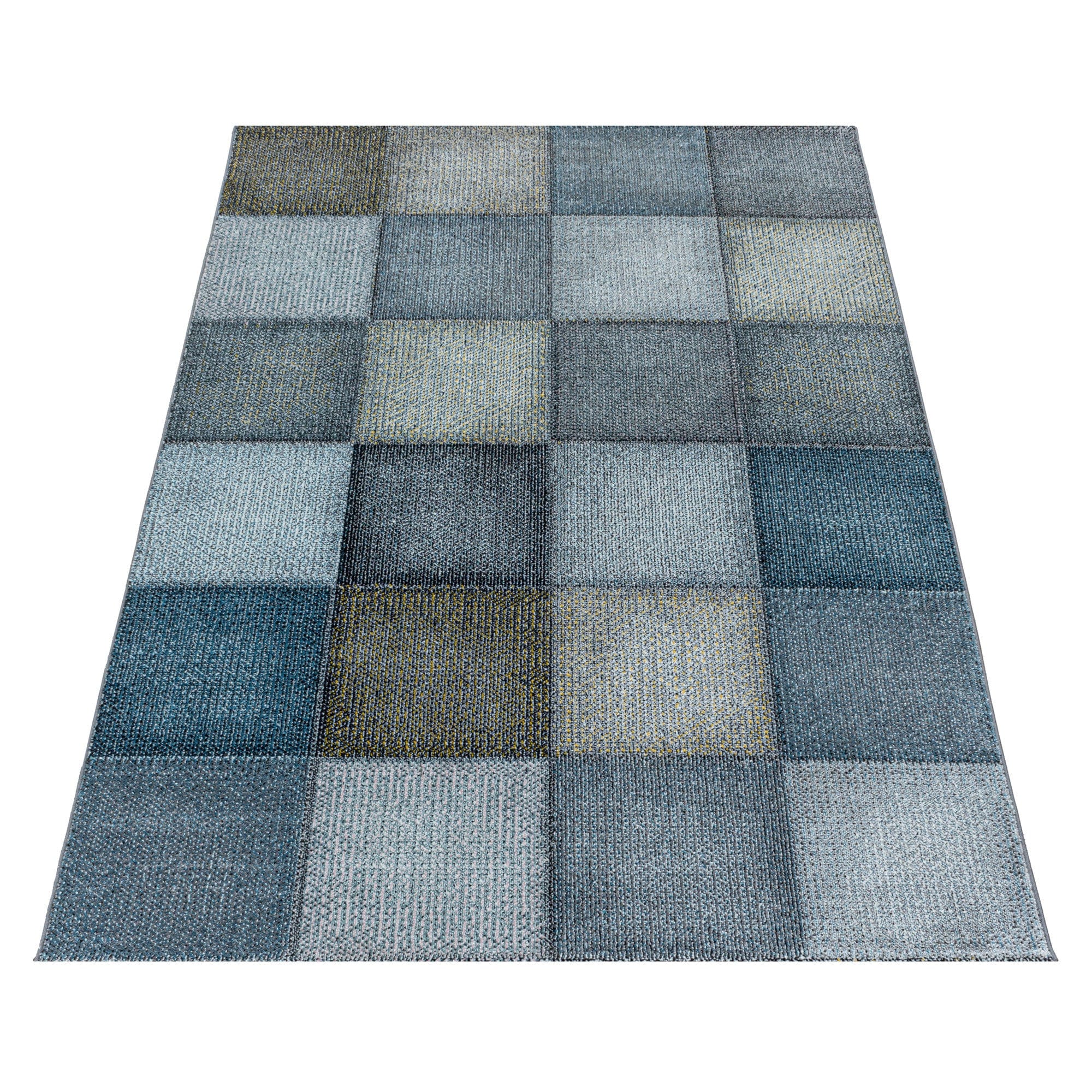 Tappeto Ottawa 4202 Checkered Blu (2)