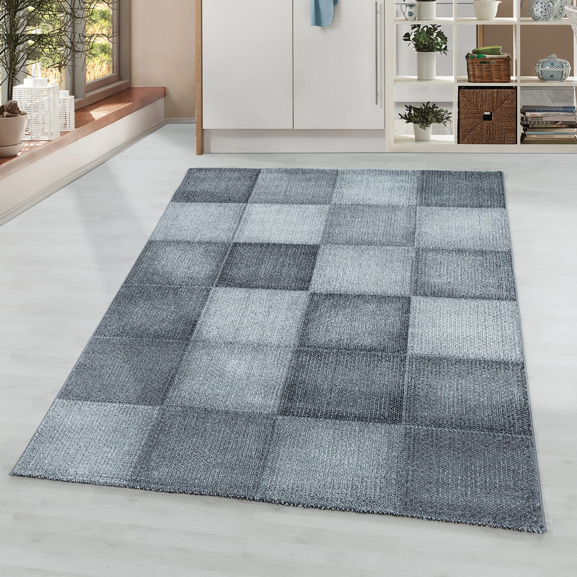 Tappeto Ottawa 4202 Checkered Grigio (1)