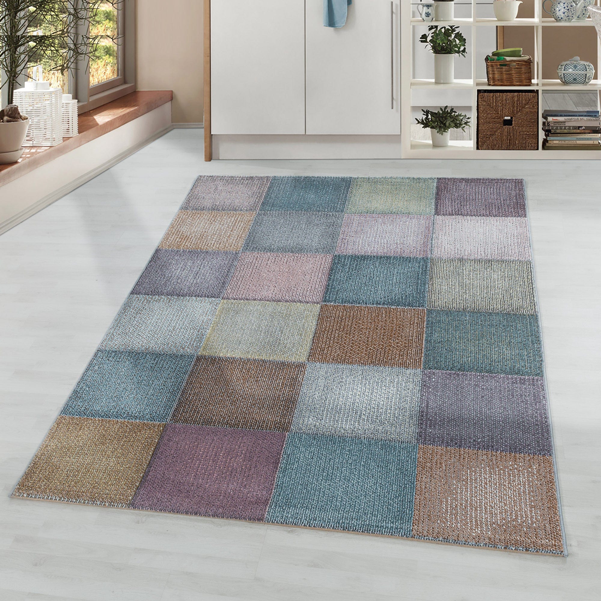 Tappeto Ottawa 4202 Checkered Multicolore (1)