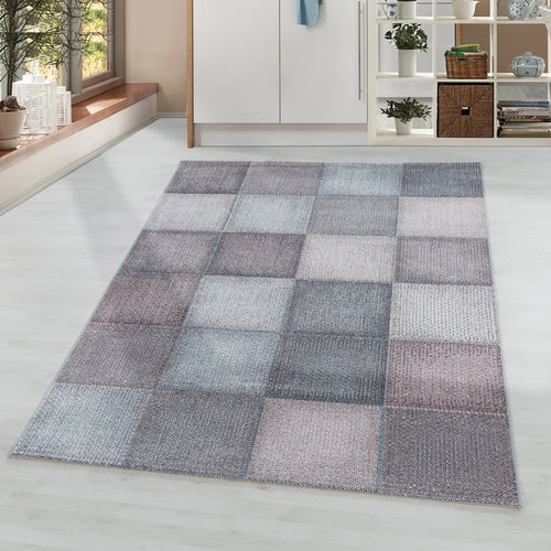 Tappeto Ottawa 4202 Checkered Rosa (1)