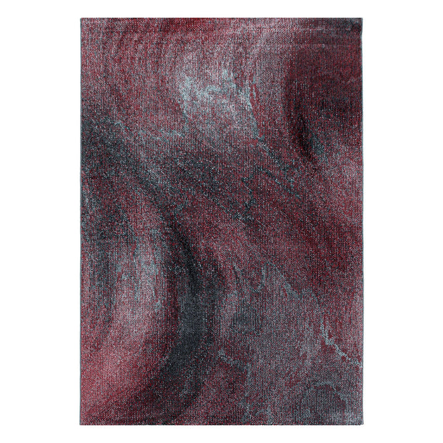 Tappeto Ottawa 4204 Abstract Waves Rosso & AYYTPCH-OTTAWA4204RED & AYYTPCH-OTTAWA4204RED