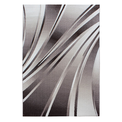 Ayyildiz Teppiche Tappeto Parma 9210 Abstract Waves Marrone