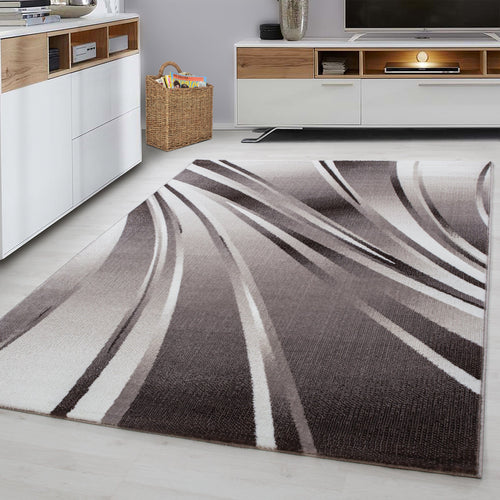 Ayyildiz Teppiche Tappeto Parma 9210 Abstract Waves Marrone