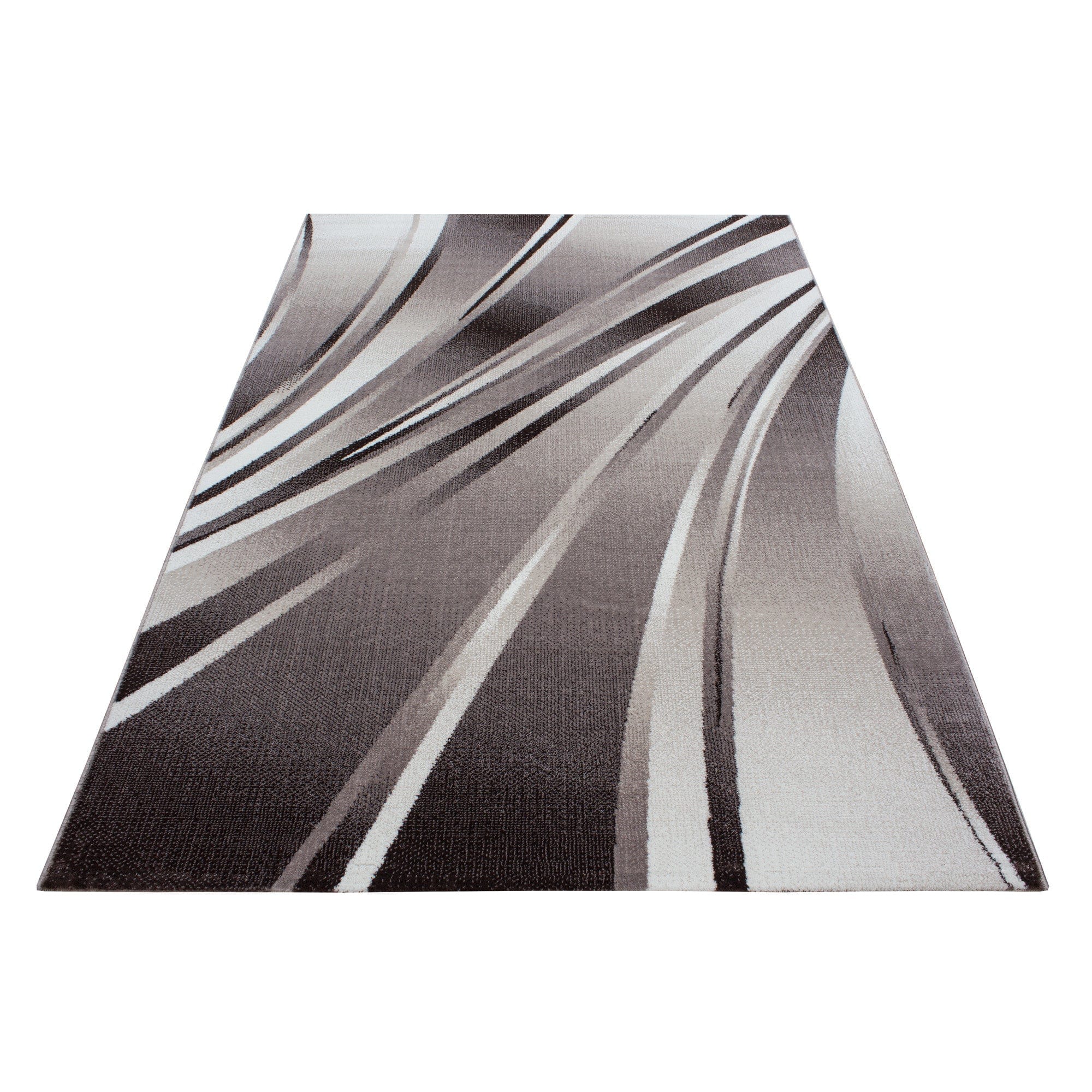 Ayyildiz Teppiche Tappeto Parma 9210 Abstract Waves Marrone