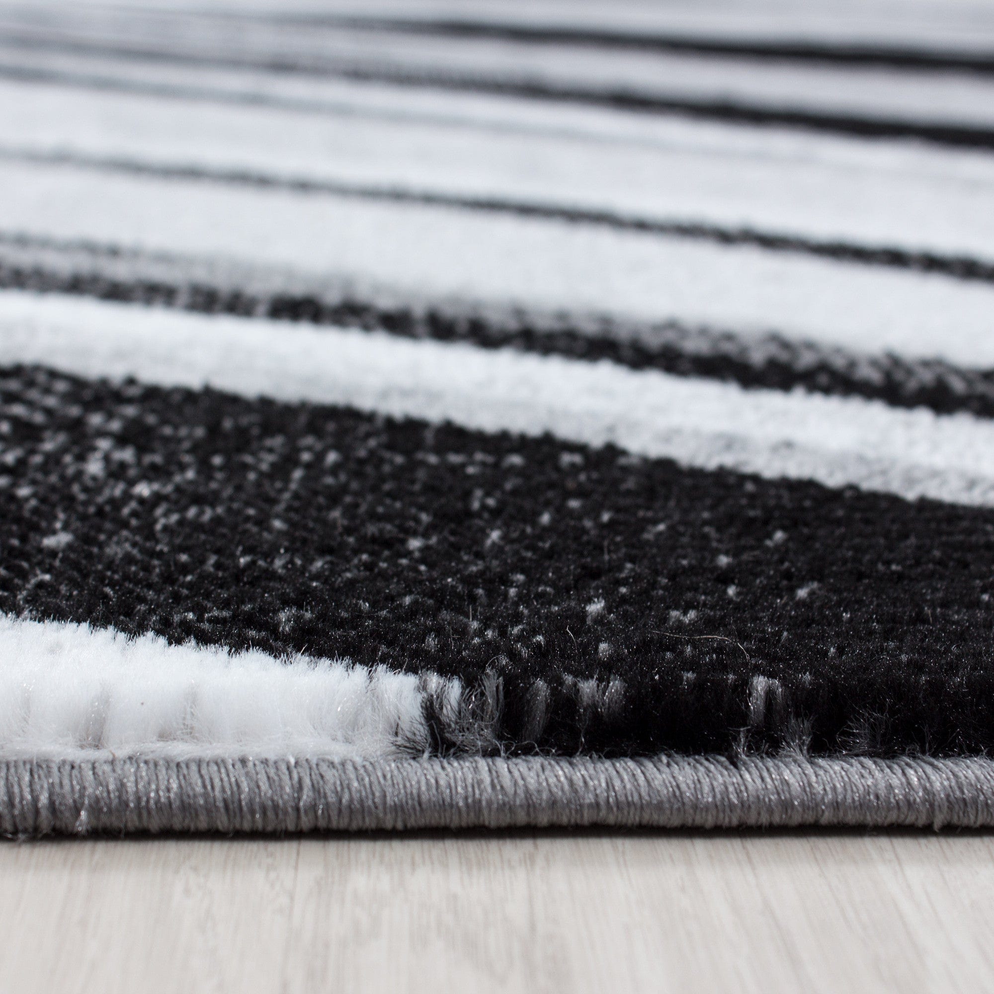 Ayyildiz Teppiche Tappeto Parma 9210 Abstract Waves Nero