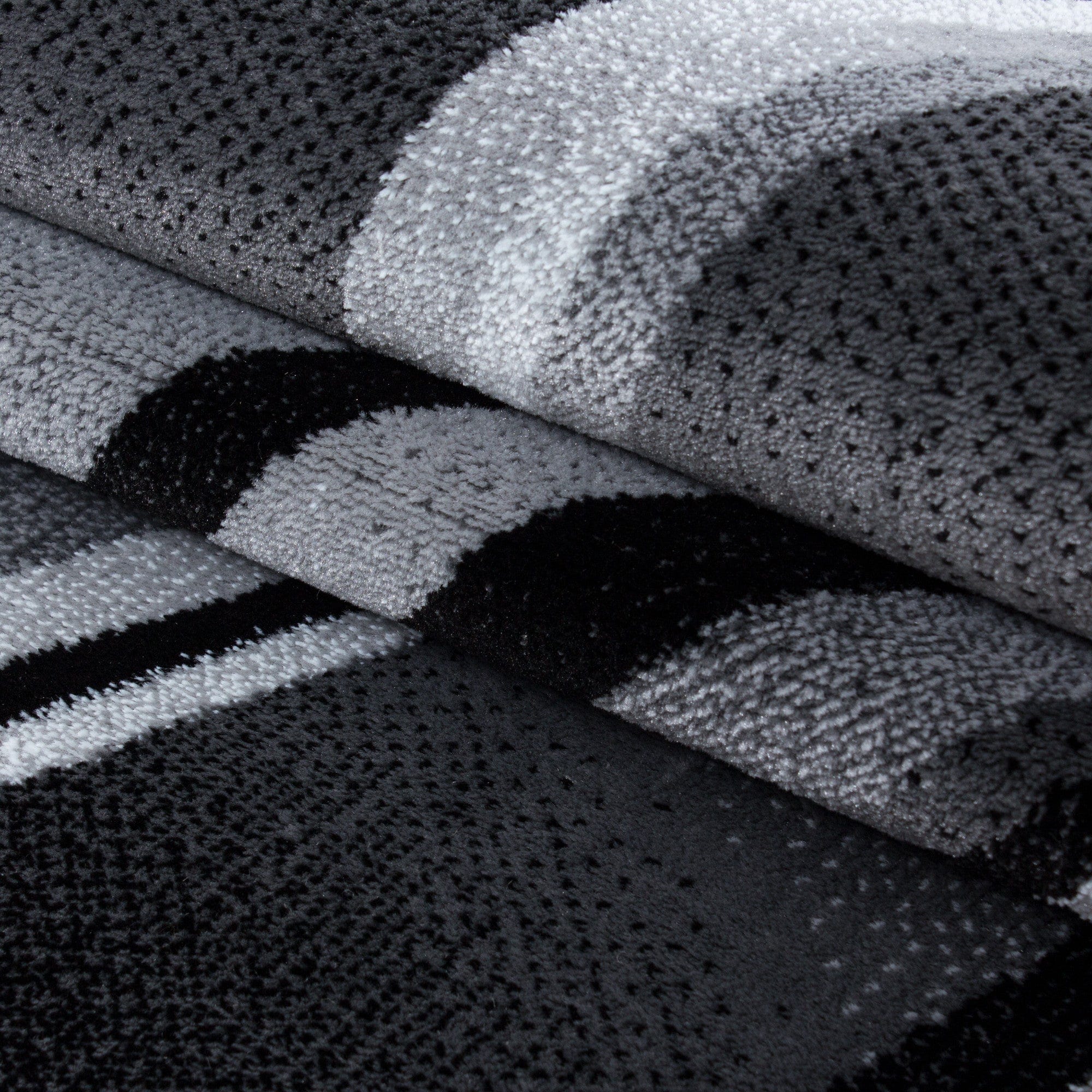 Ayyildiz Teppiche Tappeto Parma 9210 Abstract Waves Nero