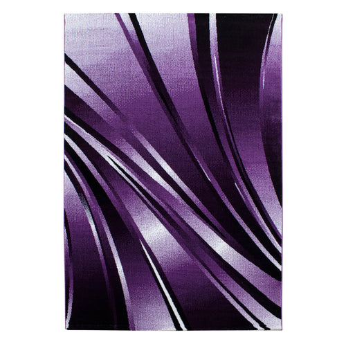 Ayyildiz Teppiche Tappeto Parma 9210 Abstract Waves Violetto