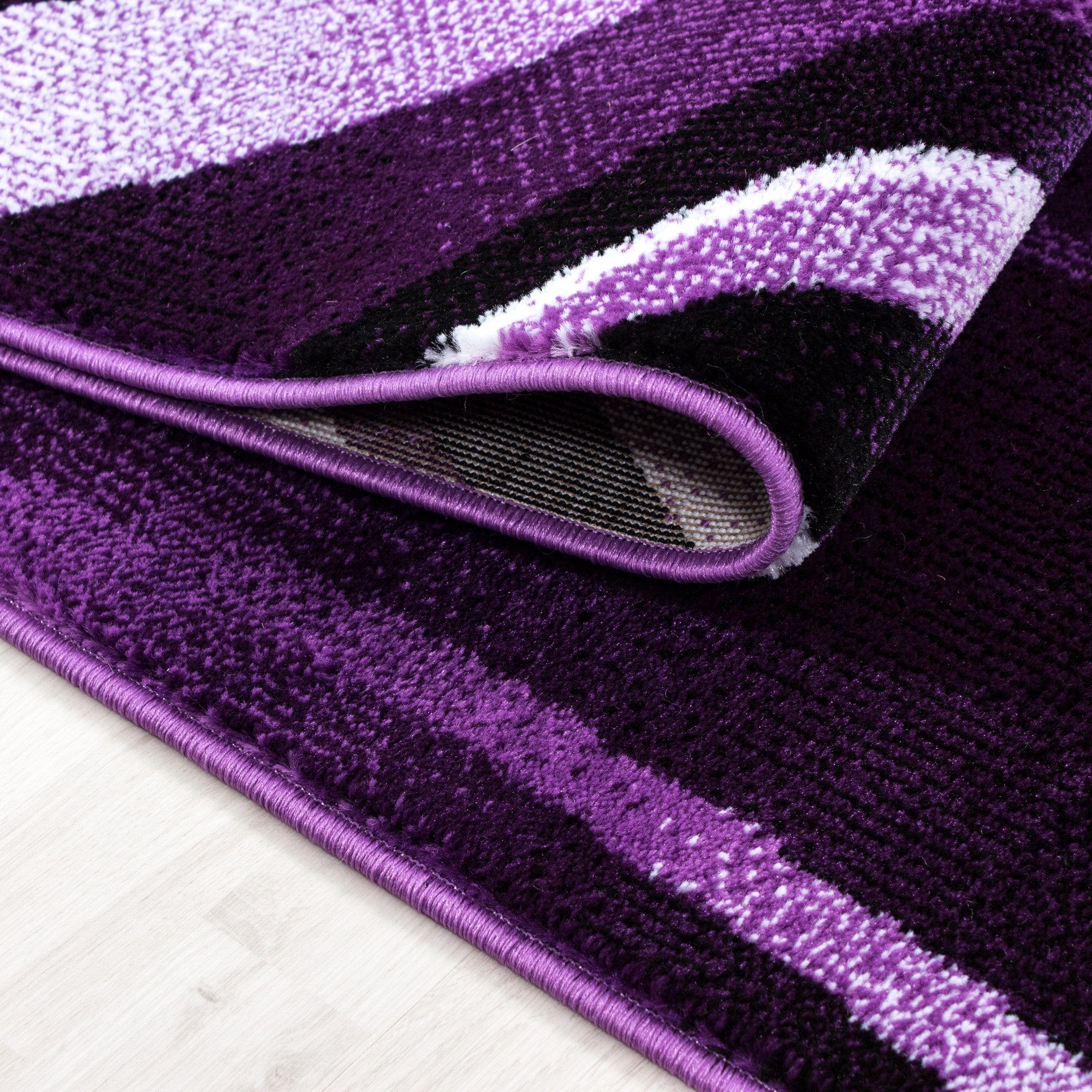 Ayyildiz Teppiche Tappeto Parma 9210 Abstract Waves Violetto