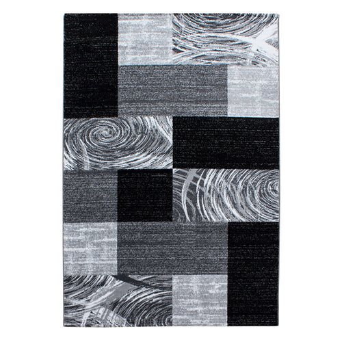 Ayyildiz Teppiche Tappeto Parma 9220 Abstract Checkered Nero