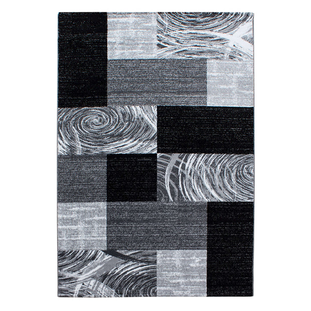 Ayyildiz Teppiche Tappeto Parma 9220 Abstract Checkered Nero