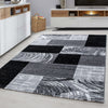 Ayyildiz Teppiche Tappeto Parma 9220 Abstract Checkered Nero