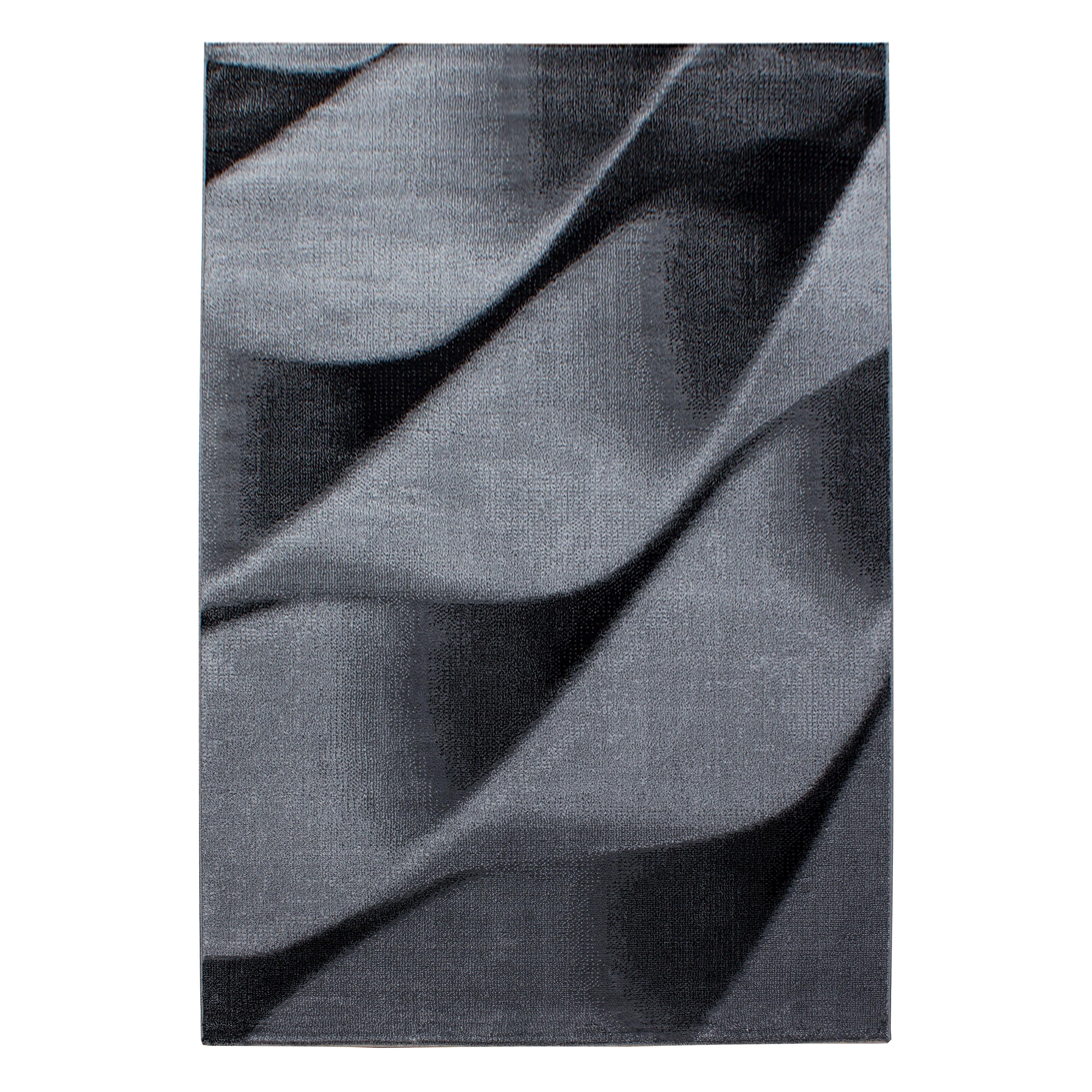Ayyildiz Teppiche Tappeto Parma 9240 Abstract Waves Nero